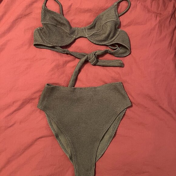 Skatie Olive Green Bikini Set - Picture 1 of 5